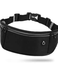 TIESOME Laufgürtel Handy mit 3 Taschen für Damen und Herren | wasserdichte Handytasche | perfekt für Joggen und Sport |