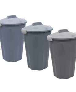 Spetebo Universal Maxitonne aus Kunststoff - 40 Liter - Garten Mülltonne mit Klickverschluss und farblich sortierter Dec