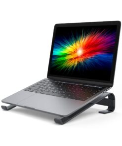 Soqool Ergonomischer Laptop Ständer für Schreibtisch +komfortable Belüftung+ für MacBook, Lenovo, Dell und mehr (13-15 Z