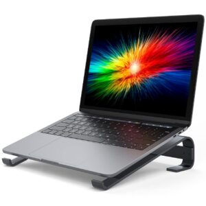 Soqool Ergonomischer Laptop Ständer für Schreibtisch +komfortable Belüftung+ für MacBook, Lenovo, Dell und mehr (13-15 Z