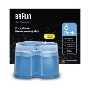 Braun Clean&Renew Reinigungskartusche (5er-Pack) für Badedeskalber inkl. 1 Reinigungskartusche gratis (limitierte X-Mas