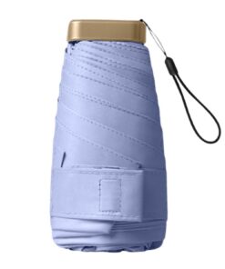 Fulenyi Sonnenschirm UV-Schutz Sechsfacher -Reise-Sonnenschirm für die Handtasche