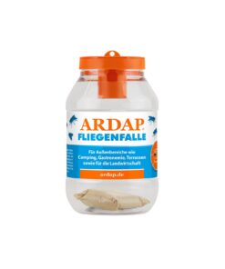 ARDAP Outdoor Fliegenfalle - Biologische Fliegenfalle für Garten - Langzeitreisender Lockstoff Anti-Fliegen (PT19) ARD
