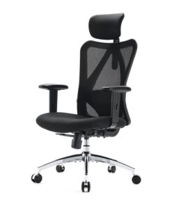 SIHOO Bürostuhl, ergonomisch und ventilierter Rückenstütze,appable für Büro und Heim, hochwertige Stabilität bis 150kg/3