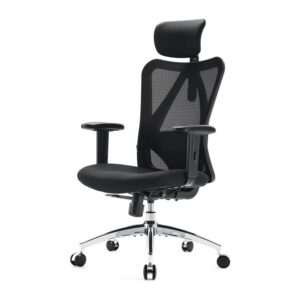 SIHOO Bürostuhl, ergonomisch und ventilierter Rückenstütze,appable für Büro und Heim, hochwertige Stabilität bis 150kg/3