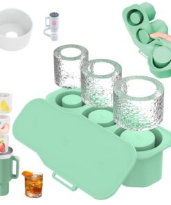 Stanley Cartlant Eiswürfelbehälter für Stanley Cup Quencher Cocktails Whisky Kaffee Tassen Eiswürfel mit Bodenschutz Abd