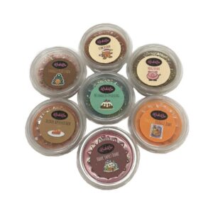 WonderWax Mini Dufttöpfchen Christmas Bundle - Soja Wachs Duftmelt für Raumduft und Kerzenwärmer - 7 Düfte - Aroma Kesse