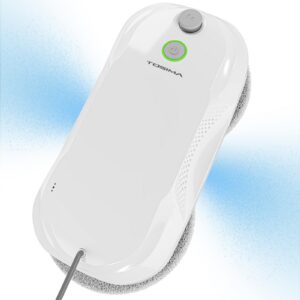 Tosima W5 Fensterputzroboter - Fensterputzroboter mit doppelter Düse | Wascheffizienz Moms | Fensterputzen im Sommer | A