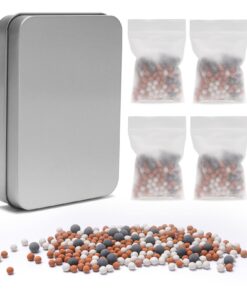 YEAUPE Mineralperlen Nachfüllset antibakteriell ionenfilternd für die Handbrause | YEAUPE Duschkopf Filtersteine Minera