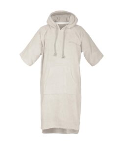 Tom Tailor Surf Poncho für Damen & Herren mit Kapuze & Bauchtasche, S-M Sand