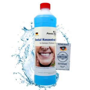 Ultra schall Reiniger Dental Konzentrat - Entfernung von Belägen & Verfärbungen - Gebisse, Prothesen & Zahnersatz (1000
