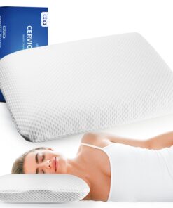 IDEA Memory Foam Kopfkissen 40x60 Erwachsene Ergonomisches Orthopädisches Nackenkissen Testsieger Kopfhöhe Testñanaekenh
