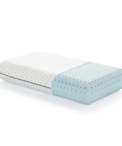 LUCID Gel-Memory-Foam-Kissen 40x60 cm – atmungsaktiv – kühlende Wirkung – waschbarer Bezug – OEKO-TEX STANDARD 100 White