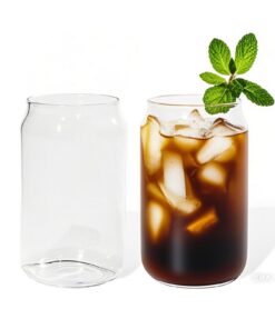 Lunpog Eiskaffee-Gläser, Wassergläser, für Cocktailgläser Longdrinkgläser 500ml,alleleuzuRichelsifunischeGießfüße,Saftgl