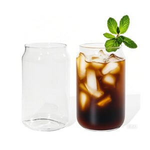 Lunpog Eiskaffee-Gläser, Wassergläser, für Cocktailgläser Longdrinkgläser 500ml,alleleuzuRichelsifunischeGießfüße,Saftgl