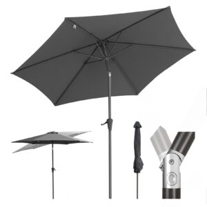 Sekey Sonnenschirm 270cm UV50+ Wasserabweisend – Global Recycled Standard für Garten & Terrasse Sekey Sonnenschirm 270cm
