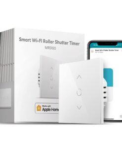 Meross Smart Rolladenschalter Wlan Homekit Alexa Google Home 80x80mm Zeitschaltuhr Sprachsteuerung Benötigt Nullleiter