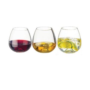 Dartington Tumbler 3 Pack Handmoderner Wein-Whiskey-Softdrinks Glas ohne Stiel