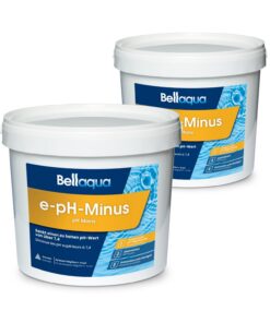 Bellaqua e-pH-Minus - schnell & effektiv pH Wert senken - Pool pH Regulierung - einfache Dosierung - 2 x 6 kg - Wasserpf