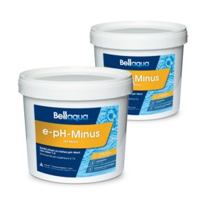 Bellaqua e-pH-Minus - schnell & effektiv pH Wert senken - Pool pH Regulierung - einfache Dosierung - 2 x 6 kg - Wasserpf