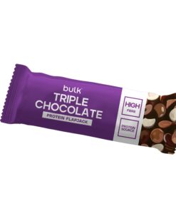 Bulk Protein Flapjack-Riegel | Dreifache Schokolade | 15 g Protein | Weicher, haferreicher Snack | Bequemer, leckerer Pr