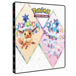 Ultra PRO Scarlet & Violet 9-Taschen Portefeuille für Pokémon Karten - Full Art Cover Terestallized Eevee, Sylveon, Jolt