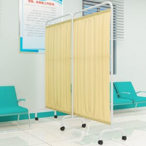Raumteiler-Bildschirme - Mobiler Sichtschutz-Raumteiler, für Station/Schönheitssalon/Gesundheitshalle, 6 Fuß hoher Faltb