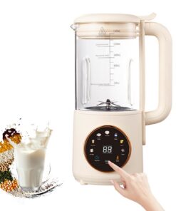 Pflanzenmilchbereiter Milky 8 in 1 1400ml Nussmilchbereiter Sojamilch Maschine Verzögerungsstart Selbstreinigend Entsaft
