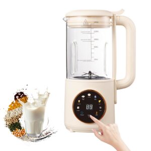 Pflanzenmilchbereiter Milky 8 in 1 1400ml Nussmilchbereiter Sojamilch Maschine Verzögerungsstart Selbstreinigend Entsaft