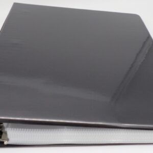 DocsMagic.de 3-Ring Album Schwarz + 100 Premium 9-Pocket-Seiten - Sammelalbum - Ordnerseiten - PKM - YGO - MTG
