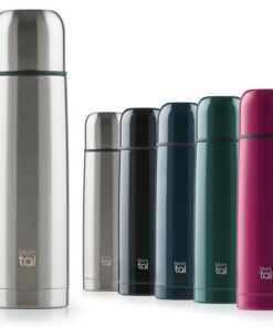 Blumtal® Thermosflasche 1L - BPA-freie Isolierflasche für warm und kalt - Edelstahlthermosflasche 1L - auslaufsichere Be