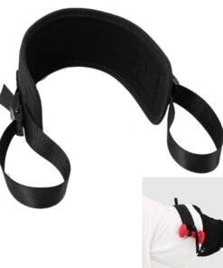 Gewichtsgürtel Po Trainer Hip Thrust Gürtel - Gesäßmuskel-Aufbau, Pilates-Training, Schwarz, für Frauen und Männer, Anti