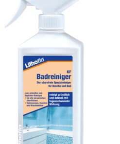 Lithofin KF Badreiniger säurefrei für Haus(Locale) + Bad + Küche, 500 ml - Neutralisierender Reiniger gegen Schimmel und