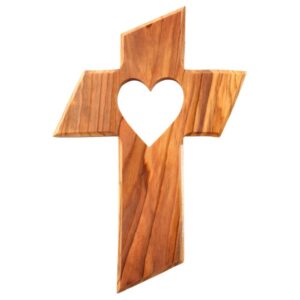 Handgefertigtes Wandkreuz aus Bethlehem – spirituelles Geschenk für Taufe, Kommunion, Hochzeit oder Einweihung | Kreuz