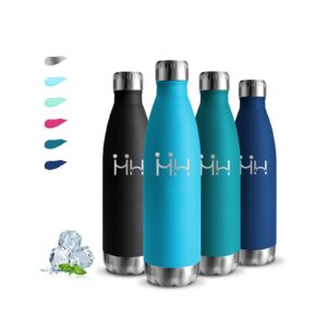 Trinkflasche Edelstahl 500ml 24h Kalt & 12h Warm BPA-Freie für Schule und Camping