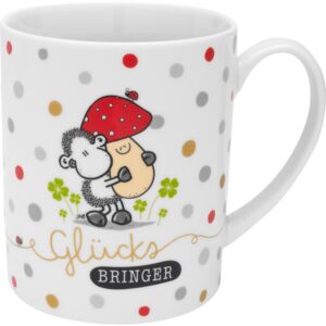 Motiv XL-Tasse 'Glücksbringer' für Glückszauberer im Büro | Motiv XL-Tasse 'Glücksbringer' als Geschenk für Freunde und