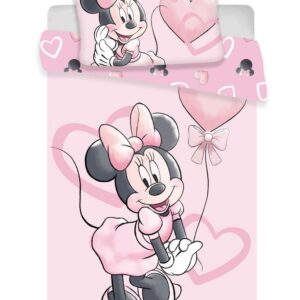 Minnie-Maus 2-teilige Bettwäsche 100 Baumwolle Bettbezug 100x135 Kissenbezug 40x60 cm
