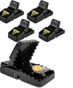 T stdclass Mäusefalle 4er Set - Wiederverwendbar, Profi-Qualität, Ideal für Haus & Garten