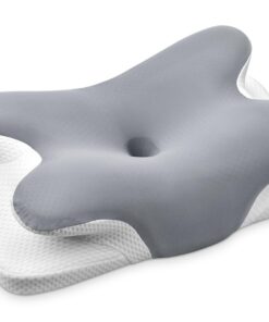Ehomfory Ergonomisches Nackenkissen Memory Foam, ideal für Seiten-, Rücken- und Bauchschläfer, 69x37x9/12 cm - projektil