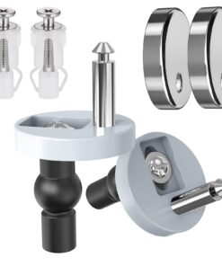 Edelstahl Scharnier für Toilettensitze Universal Schrauben Zubehör Befestigung Reparatur 2 Stück Edelstahl Scharnier für