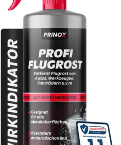 Prinox Profi Flugrostentferner Spray 550ml - Hochreinigend Lackreiniger für Autolack & Felgen