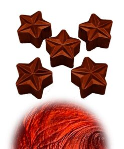 WonderWax Weihnachts Duftstern 5er Set Kirsch Vanille Raumduft für Duftlampen Soja Wachs Melts Aroma Therapy