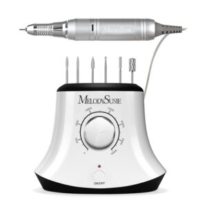 MelodySusie Professionelle Elektrische Nagelfeile für Maniküre und Pediküre | MelodySusie Elektrische Nagelfeile mit Fu