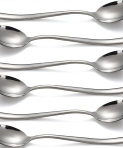 Suppenlöffel Edelstahl für Küche, Restaurant und Zuhause Edelstahl Tafellöffel und Esslöffel zur Koch- und Esserfahrung