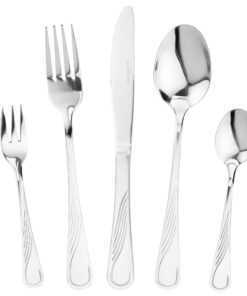 KARL HAUSMANN Besteck Set für 6 Personen - 30-Teilig - Essbesteck Spülmaschinenfest Rostfrei - Besteckset aus Edelstahl