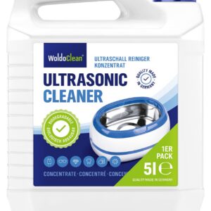 Ultraschallreiniger Konzentrat - Hochfrequenz Reinigung für Brillen, Schmuck & Silber - 5 Liter - perfekt für sorgfältig