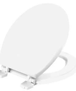 Cornat WC-Sitz "Orleans" - Klassischer White Look - Hochwertiger Holzkern - Schlichtes Design passt in jedes Badezimmer