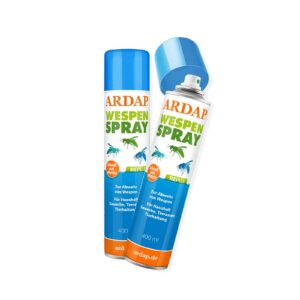 ARDAP Repell Wespenspray - Outdoor -Outdoor-Nutzung - Sofortwirkung - Insektengespray - Wirkungsvoll gegen Wespen - 2 x
