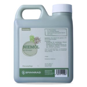 Niemöl mit Rimulgan 1 Liter | natürliche Pflanzenpflege | loiherkommliches Neemöl für Haus & Garten | direkt anwendbar m