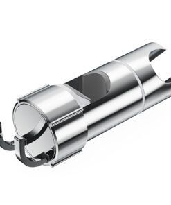 Alyvisun Verstellbarer Handbrause Halterung 360° Drehbar ohne Bohren, Einfache Installation für Duschstangen 16-27 mm